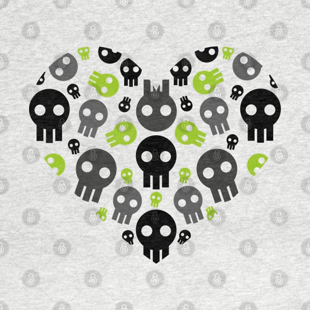 Toxic skull design by Karroart